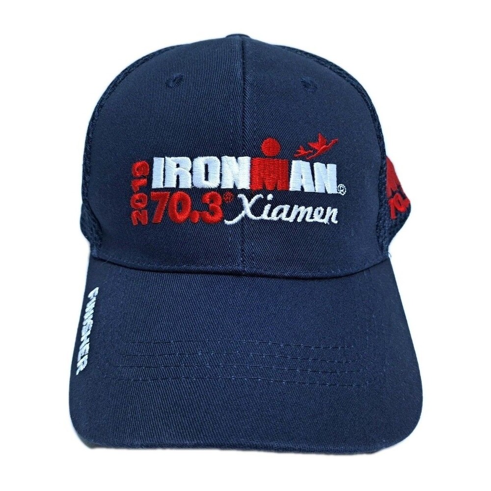 Ironman 70.3 Xiamen 2019 Finisher Hat Cap Running Tech Triathlon Snapback Mesh